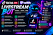 create a tiktok live bot, twitch bot, livestream automation bot