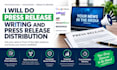 do press release writing and press release distribution