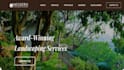 create wix landscaping website landscape design lawn maintenance website
