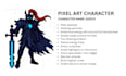 pixel art animation, character animation pixel sprite sheet animation rpg maker