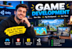 develop 2d 3d games, html5 javascript game, unity game, unity game development