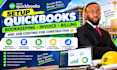 setup quickbooks bookkeeping invoice billing and job costing for construction