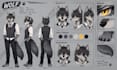 create a unique 2d character with expressions and poses