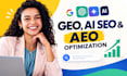 do ai SEO, GEO, aeo and chatgpt optimization