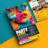 design a creative party flyer, event flyer, postcard design