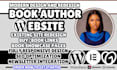 author website, author website redesign, writer website, book author website