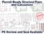 certified engineer usa uk load bearing wall lvl beam structural calculation icf