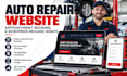 create auto repair website, appointment booking and wordpress mechanic website