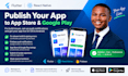 publish flutter app app store google play react native app ios android launch