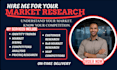 provide market research and competitor analysis
