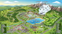 design custom resort map, vacation map, landscape map, area and wayfinding map