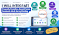 integrate proposify, pandadoc, seventh sense, facebook ads, surveymonkey