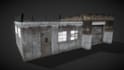 create low poly 3d environment, ps1 ps2 psx game map with game assets and prop