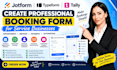 create jotform typeform tally booking form for service businesses