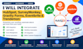 integrate hubspot, surveymonkey, gravity forms, eventbrite, trendemon