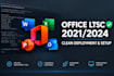 install and configure microsoft office ltsc via remote desktop