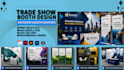 design trade show booth, exhibition stand and backdrop