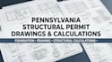 pennsylvania structural permit drawings and calculations