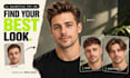 realistically edit your photos to visualize various men hairstyles
