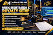 assist with music registration, metadata and royalty setup