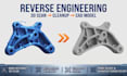 3d scan to cad, reverse engineering, stl to step and mechanical cad modeling