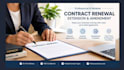 prepare contract renewal agreement, extension and amendment document