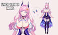design live 2d vtuber model 3d vtuber model anime vtuber rigging live2d rigging