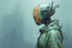 sci fi character illustration or sci fi character