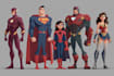 do superhero character for comics