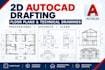 create accurate professional 2d autocad drawings