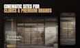 build a cinematic 3d scroll animation website with HD video