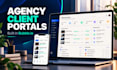 build a bubble io client portal for agencies with automated workflows