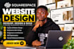 develop, design and build squarespace store or squarespace website