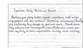 write anything in beautiful, neat, cursive handwriting