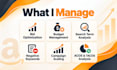 manage and optimize your amazon PPC campaigns