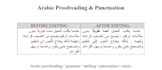 write, proofread , edit , and transcribe your arabic content