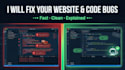 debug and fix your website or web app errors fast