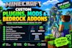create custom minecraft plugins java mods and bedrock addons