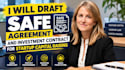draft safe agreement and investment contract for startup capital raising