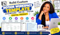 build custom notion workspace template dashboard life os system digital product