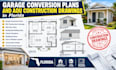 prepare garage conversion plans and adu  construction drawings in florida