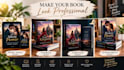 create professional 3d book mockup designs