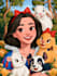 make a disney cartoon illustration