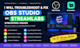 fix obs streamlabs audio black screen lag and streaming issues