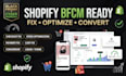 make, shopify stores bfcm ready, fix conversion, checkout, speed, payment issues