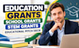research educational grants school grants stem grants educational pitch deck