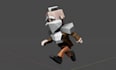 create game ready low poly 3d characters, assets, rigging and animation