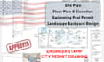 design landscape design, swimming pool permit, ca fl structural engineer stamp