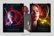 create a creative horror, action, or thriller movie poster