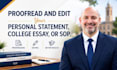 proofread and edit your personal statement, college essay or sop